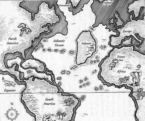 Mapa de Atlântida
